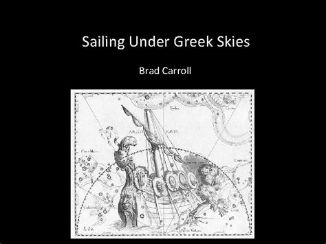 Sailing Under Greek Skies Brad Carroll Medea Seeing