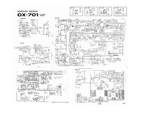 Alinco Dx 701 Transceiver Sch Service Manual Download Schematics