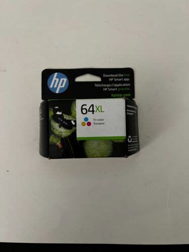 Hp 64xl Tri Color High Yield Ink Cartridge N9j91an New Sealed Ebay