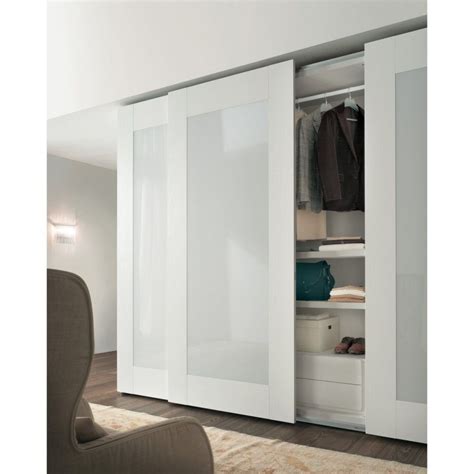 Made out of recycled material, the. Nice White Wardrobe Design Sliding Door Wardrobe Frosted ...