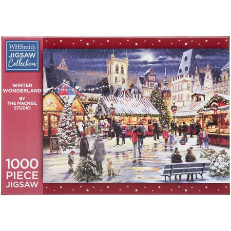 Whsmith Winter Wonderland 1000 Piece Jigsaw Puzzle 685 X 49cm Ebay