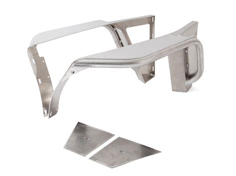 Cj 4 Flare Front Tube Fenders Aluminum Genright Jeep Parts