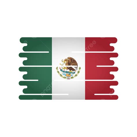 Bandera De Mexico Png Vector Diseño Png Mexico Bandera Png Png Y Vector Para Descargar