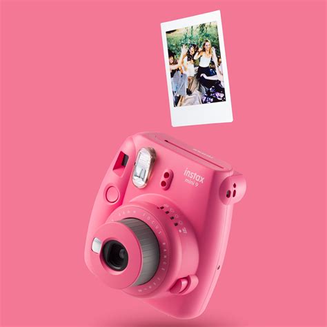 Fujifilm Instax Mini 9 Instant Camera With 10 Shots Of Film Built In Flash And Hand Strap