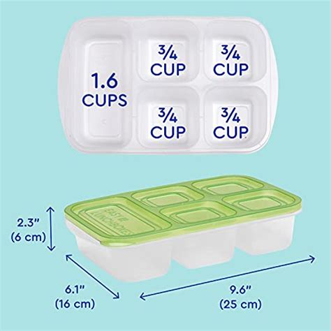 Easylunchboxes Patent Pending Bento Lunch Boxes Reusable 5