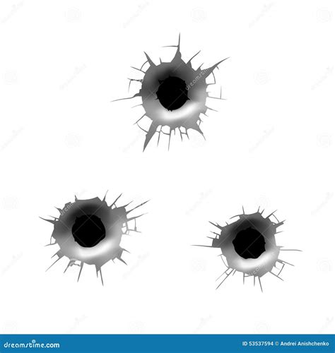 Bullet Holes On Red Blood Splatter Background Royalty Free Stock Photo