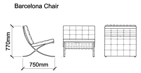 Autocad Download Barcelona Chair Dwg Drawing Thousands Of Free
