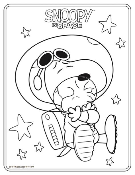 Astronaut Snoopy 1 Coloring Pages Snoopy Coloring Pages Coloring Porn Sex Picture