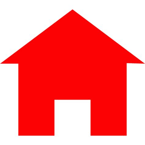 Red Home 7 Icon Free Red Home Icons