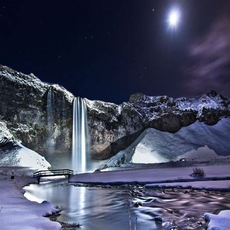 Christmas Cream Picture I Took Awhile Back Of Seljalandsfoss