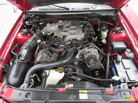 2001 Ford Mustang V6 Convertible 38 Liter Ohv 12 Valve V6 Engine Photo
