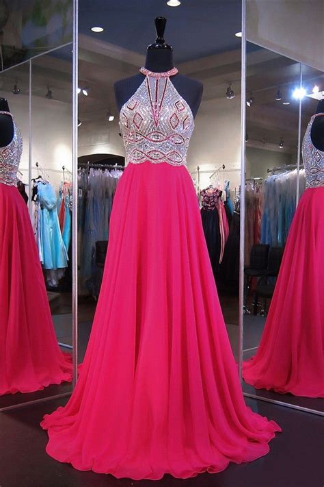 Buy Hot Pink Prom Dresses In Stock
