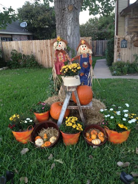 Actually this is my front yard Fall display so far. It grows by the day