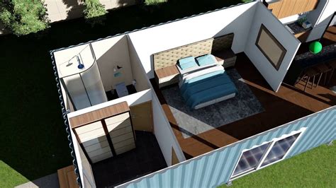 You lift a floorboard in the attic, or open a musty old trunk and voila—there are the original blueprints, with dimensions. shipping container home floor plans render / animation ...
