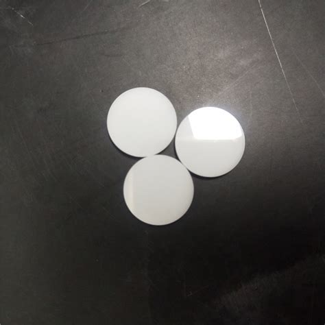 Polished Zirconium Oxide Ceramic Disc Wafer Round White Zro2 Insulating