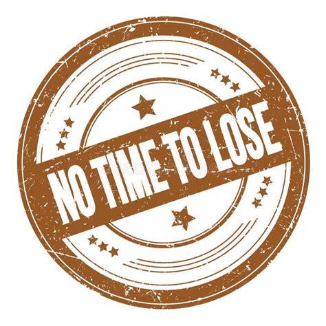 No Time To Lose Clock Words Deadline Countdown Stock Illustration Illustration Of Countdown