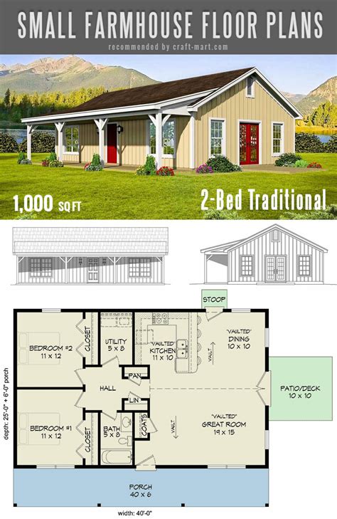 But the first level of the house is where the additional bedrooms, kitchen, great room. 90-small-farmhouse-plans-68559 - Craft-Mart