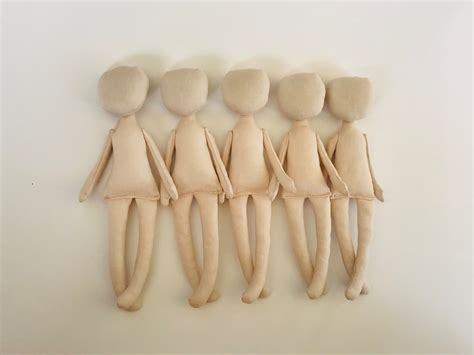 5 Blank Doll Body 8 20 Cm Rag Doll Body Doll Base Etsy Canada