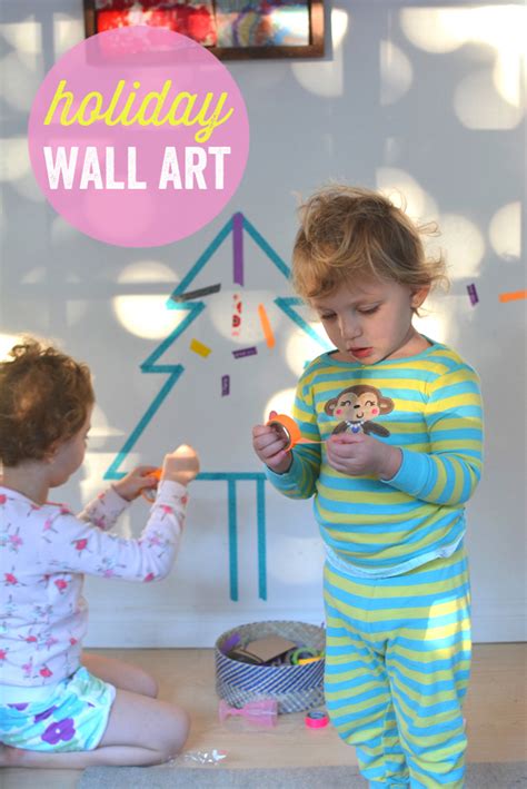 Holiday Wall Art You Can Make With Your Child Meri Cherry