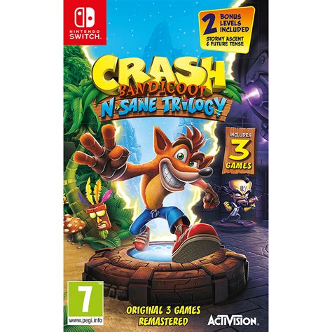 Crash Bandicoot N Sane Trilogy On Switch GAME