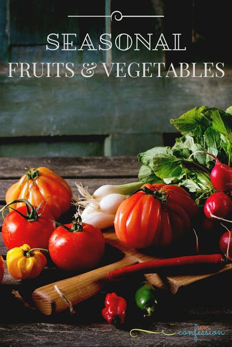 A Complete List Of Seasonal Fruits And Vegetables