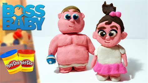 Dreamworks The Boss Baby With Staci And Jimbo Play Doh Figures The