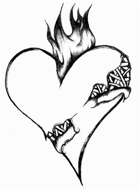 Spiderman pictures to color for kids. Broken Heart Coloring Pages - ClipArt Best