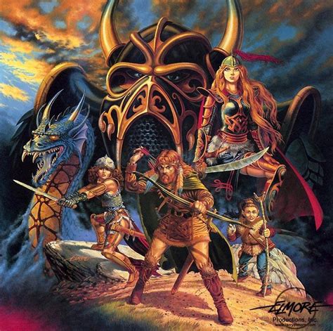 Larry Elmore Dragonlance Chronicles Dungeons And Dragons Art