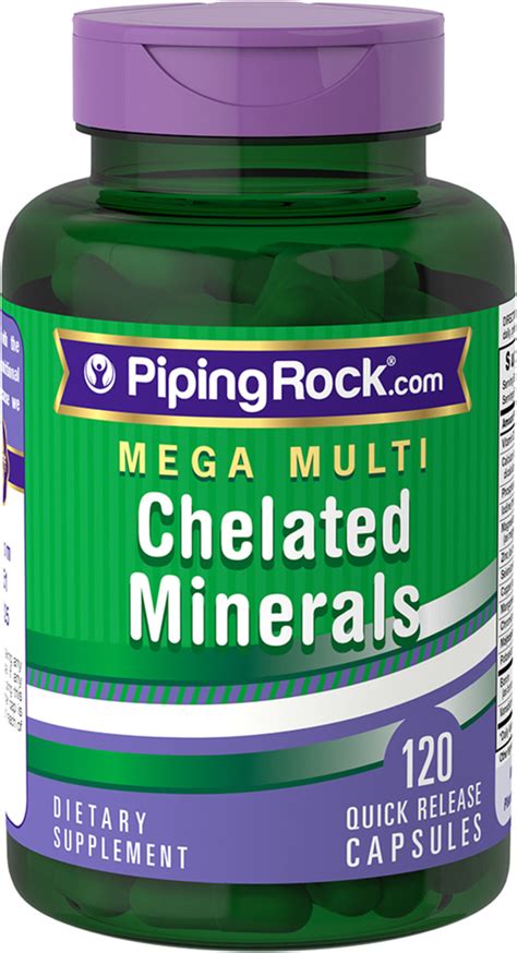 Multi Mineral Vitamins And Supplements Pipingrock Health Products