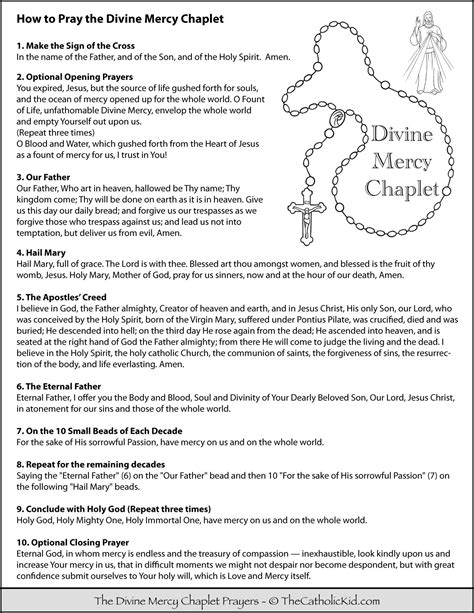 Divine Mercy Coloring Pages The Catholic Kid