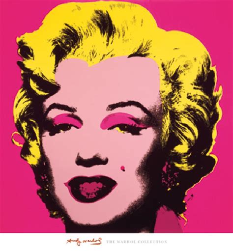 Marilyn Monroe Hot Pink Als Kunstdruck Oder Handgemaltes Gemälde