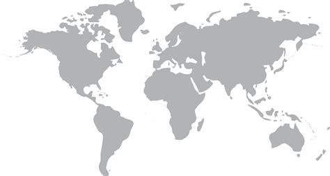 World Map Black And White Png Map Vector