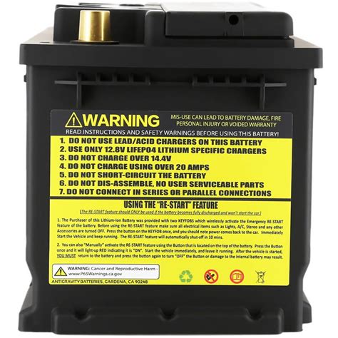 H7group 94r Lithium Car Battery Antigravity Batteries