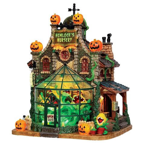 Lemax Spooky Town Collection Hemlocks Nursery Halloween Collectibles