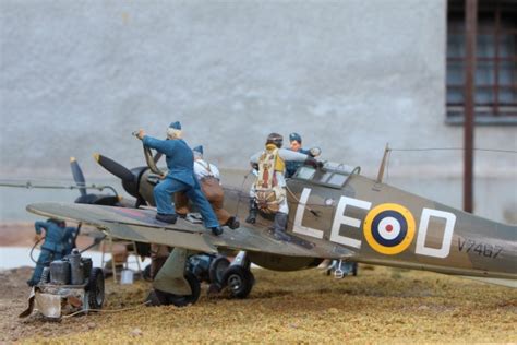 Batlle Of Britain August 1940 Airfix Diorama Ready For Inspection