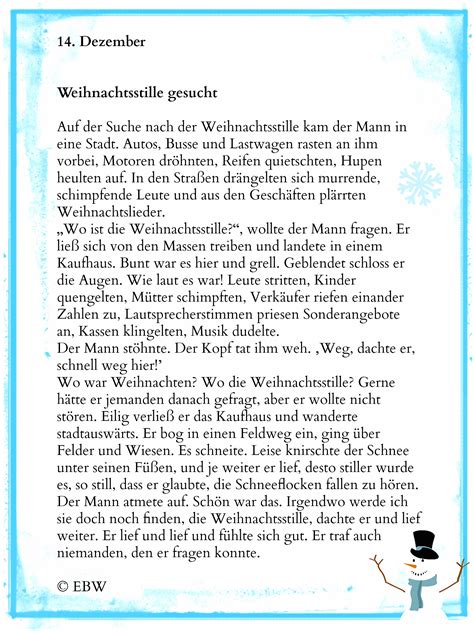 Veröffentlicht in kurze geschichten zum nachdenken, märchen, sagen, fabeln. Stille Zeit - 14. Dezember | Winterzeit