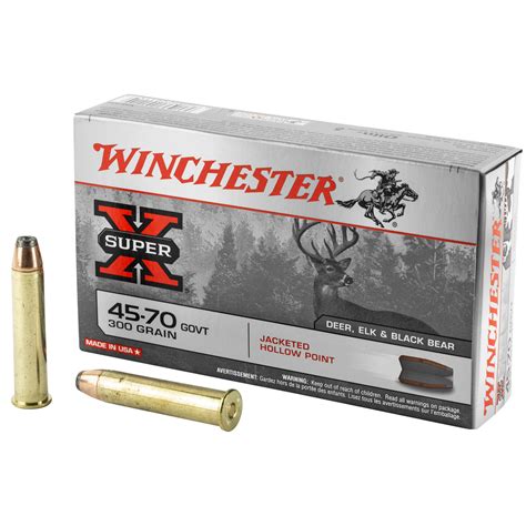 Winchester Ammunition Super X 45 70 Government 300 Grain Jacketed
