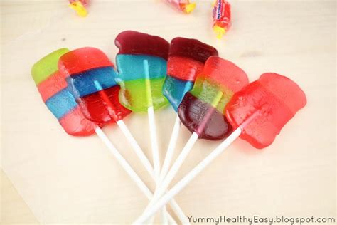 Homemade Jolly Rancher Lollipops Yummy Healthy Easy