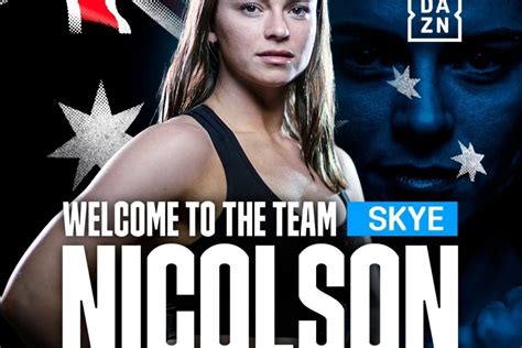 AUSTRALIAN STAR SKYE NICOLSON SIGNS WITH MATCHROOM ROUND BY ROUND BOXING
