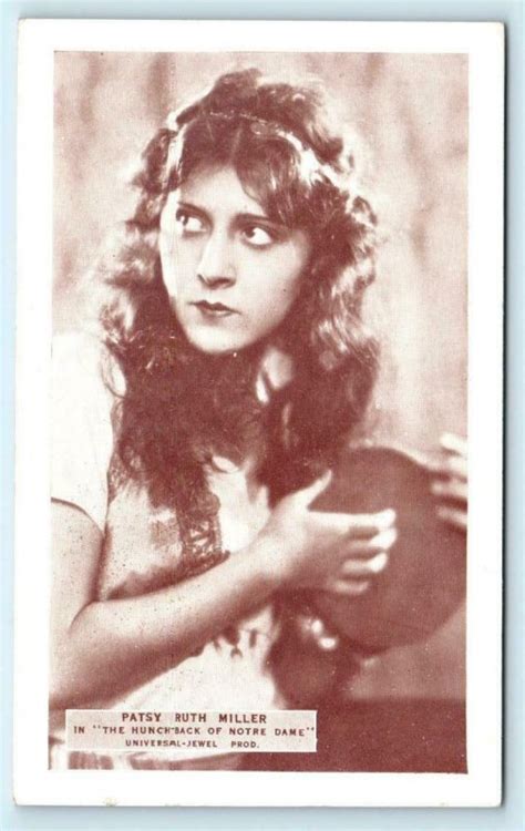 PATSY RUTH MILLER Silent Movie Star THE HUNCHBACK OF NOTRE DAME Postcard Topics