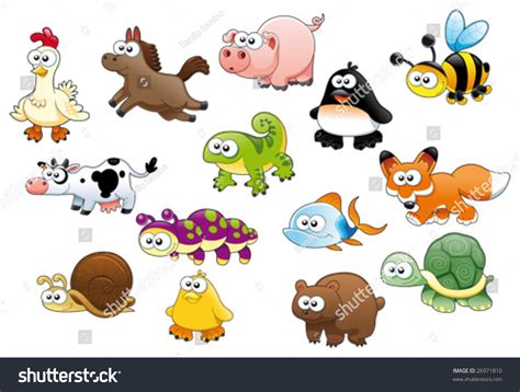 Cartoon Animals Pets Stock Vector 26971810 Shutterstock