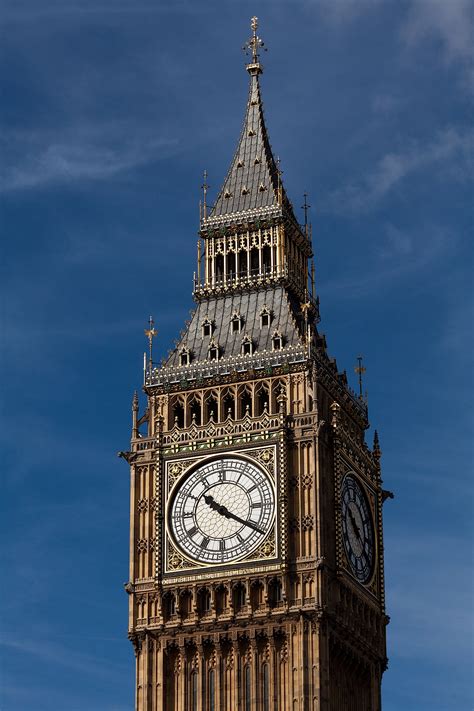 It is a large clock tower located at the northern end of westminster palace. File:Big Ben, London, England, GB, IMG 5110 edit.jpg - Wikimedia Commons