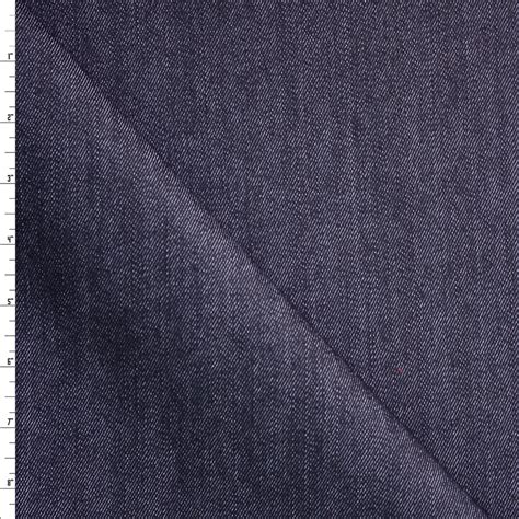 Cali Fabrics Dark Indigo Designer 12oz Stretch Denim Fabric By The Yard