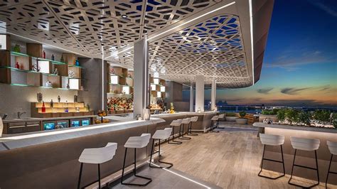 Bibé Rooftop Bar And Lounge Dubai Nulty Lighting Design Consultants