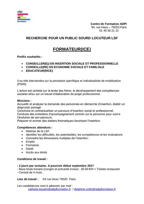 Offre Demploi Par Secretaire Fichier Pdf