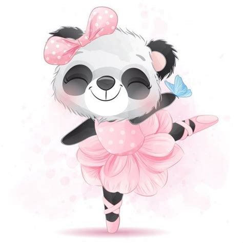 Pin De Mar Téllez En Kawaii En 2020 Ilustración De Panda Dibujos De