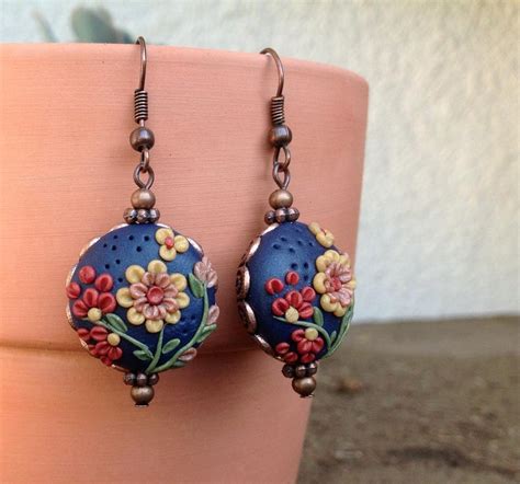 You Have To See In The Garden Polymer Clay Earrings On
