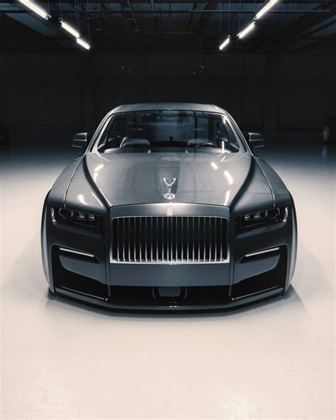 Rolls Royce Ghost Gains Full Carbon Body In Extreme Air Stance Render