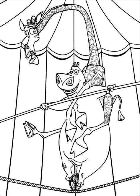 Alex madagascar coloring pages for kids trap, printable. Madagascar Coloring Pages