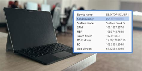 5 Ways To Check Serial Number On Surface Laptop Tech News Today